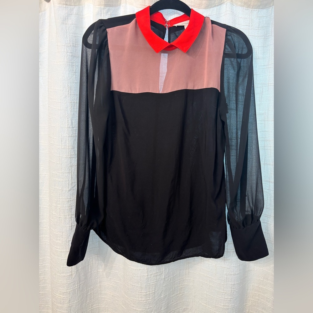 BCBGeneration color block blouse